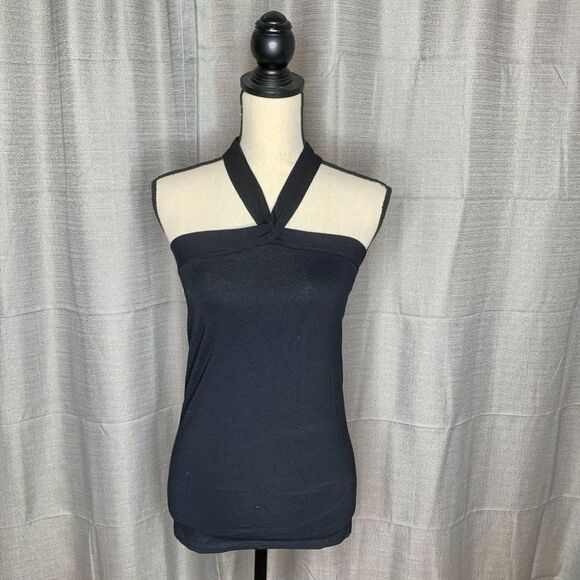 Milkyway USA Black Halter Sleeveless Tank Top L - Picture 1 of 8